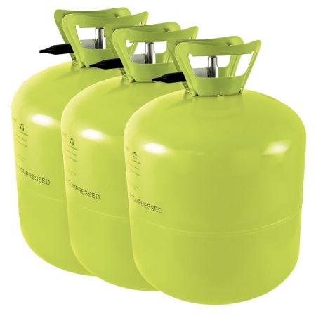 Bouteille H&eacute;lium Jetable 0,42 m3 lot de 3