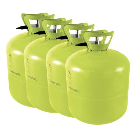 Bouteille H&eacute;lium Jetable 0,42 m3 lot de 4