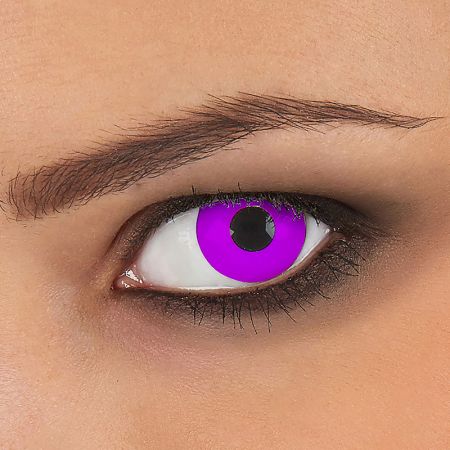 Lentilles de contact fantaisie Oeil Violet