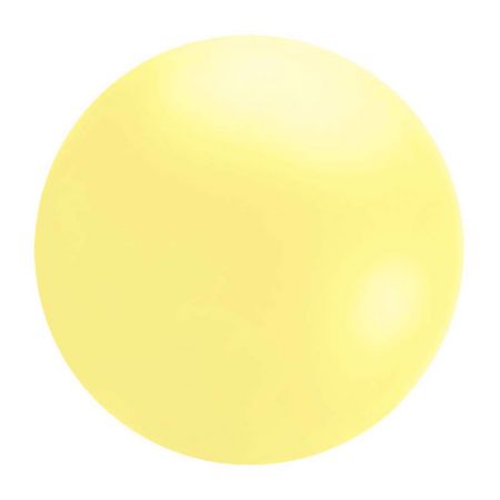 Ballon Géant Jaune Pastel (Pastel Yellow)