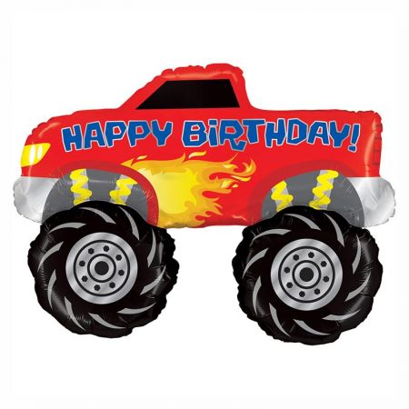 Ballon Monster Truck Happy Birthday