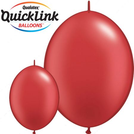 Ballon Quicklink Rouge Rubis Perlé (Pearl Ruby Red)