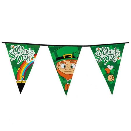 Guirlande Papier Fanions 8m Saint Patrick