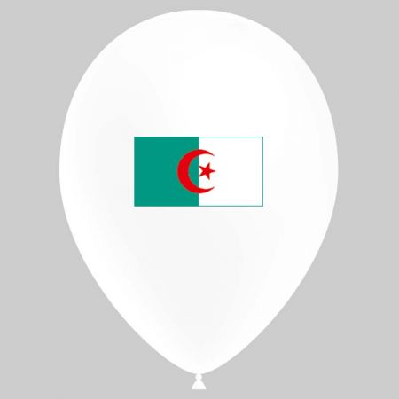 Ballon drapeau Algérie (latex)