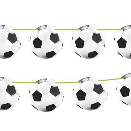 Guirlande Ballon de Foot 10 m&egrave;tres