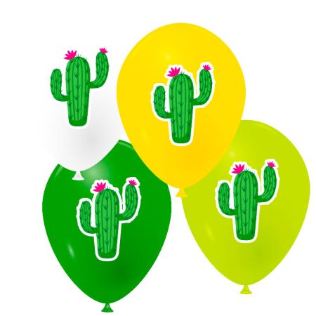 Ballon latex Cactus