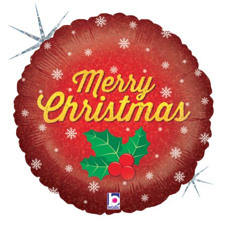 Ballon Golden Christmas