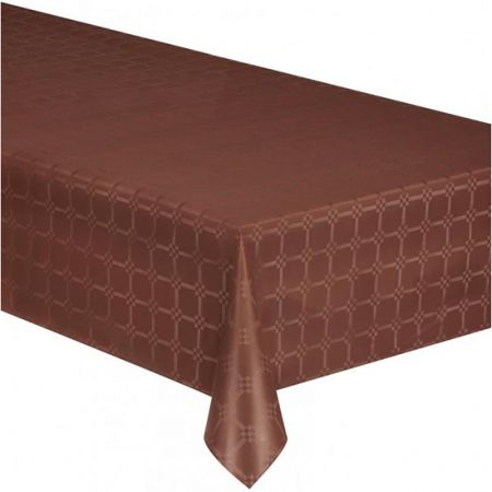 Nappe Papier Damassée couleur Chocolat 6m x 1m20