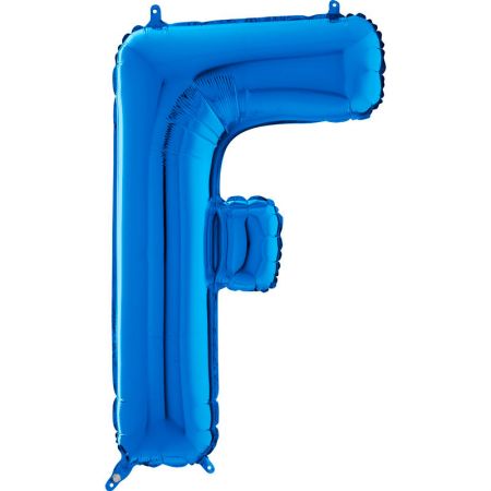 Ballon aluminium F Bleu