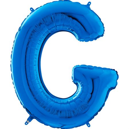 Ballon aluminium G Bleu