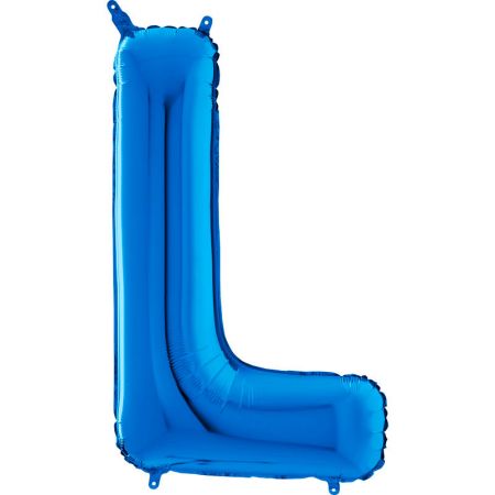 Ballon aluminium L Bleu
