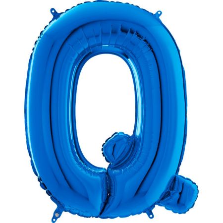 Ballon aluminium Q Bleu