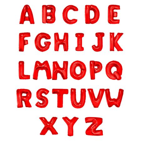 Ballon aluminium Lettre Rouge 1m
