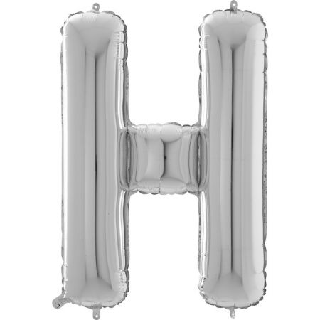 Ballon aluminium H Argent