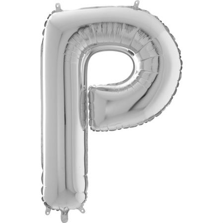 Ballon aluminium P Argent