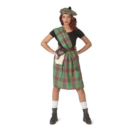 Costume écossaise verte femme