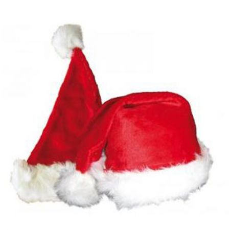 Bonnet de No&euml;l peluche adulte