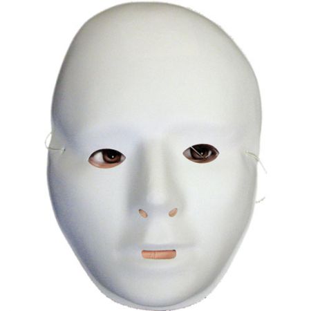 Masque Blanc Dur homme