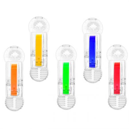 Poids ballon Epingle Transparente color&eacute;e 8gr par 100