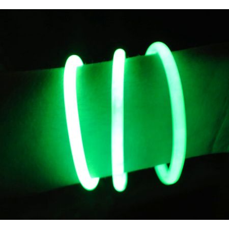Bracelet Fluo Vert (Bo&icirc;te de 100)