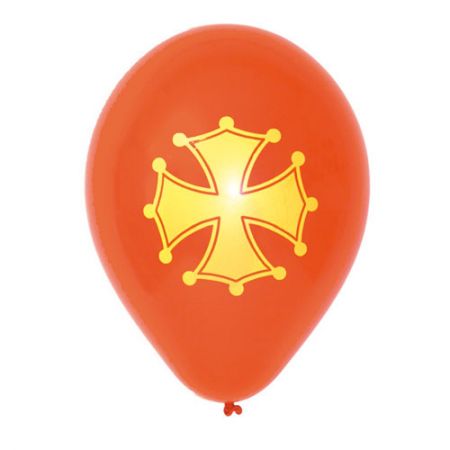 Ballon drapeau Occitanie (latex)
