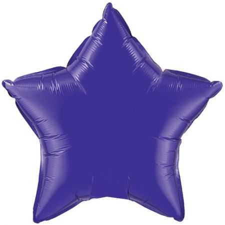 Ballon Mylar étoile violet (purple)