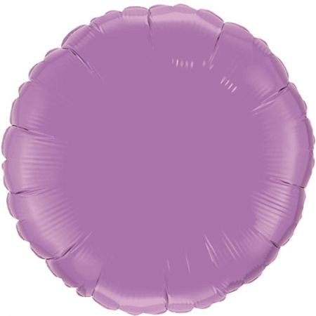 Ballon Mylar rond lilas (spring lilac)