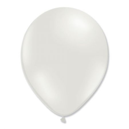 Ballon blanc m&eacute;tal