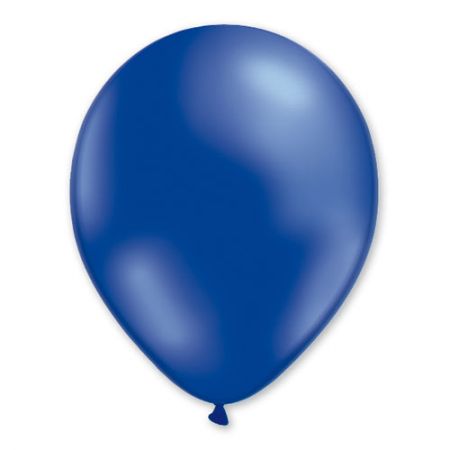 Ballon bleu roi métal