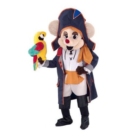 D&eacute;guisement mascotte souris pirate