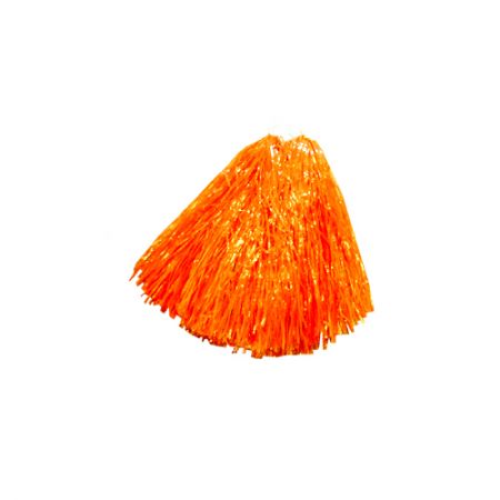 Pom-Pom Plastique Orange
