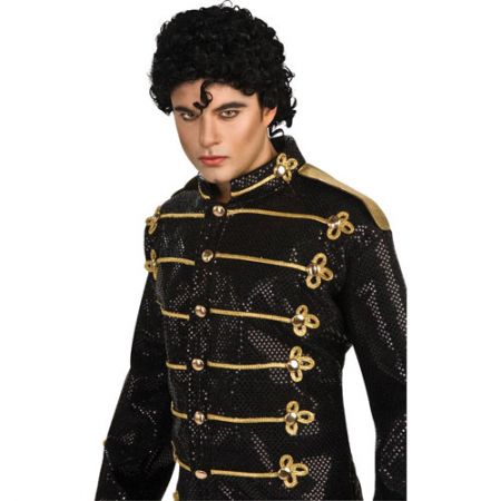 Perruque bouclée Michael Jackson adulte
