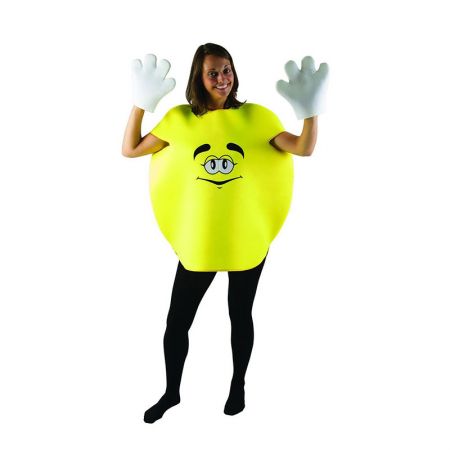 D&eacute;guisement Adute Bonbon Rond Jaune