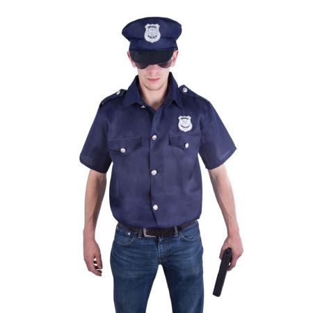 Déguisement policier homme (chemise, casquette)