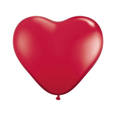 Ballon Coeur Rouge Rubis(Ruby Red)