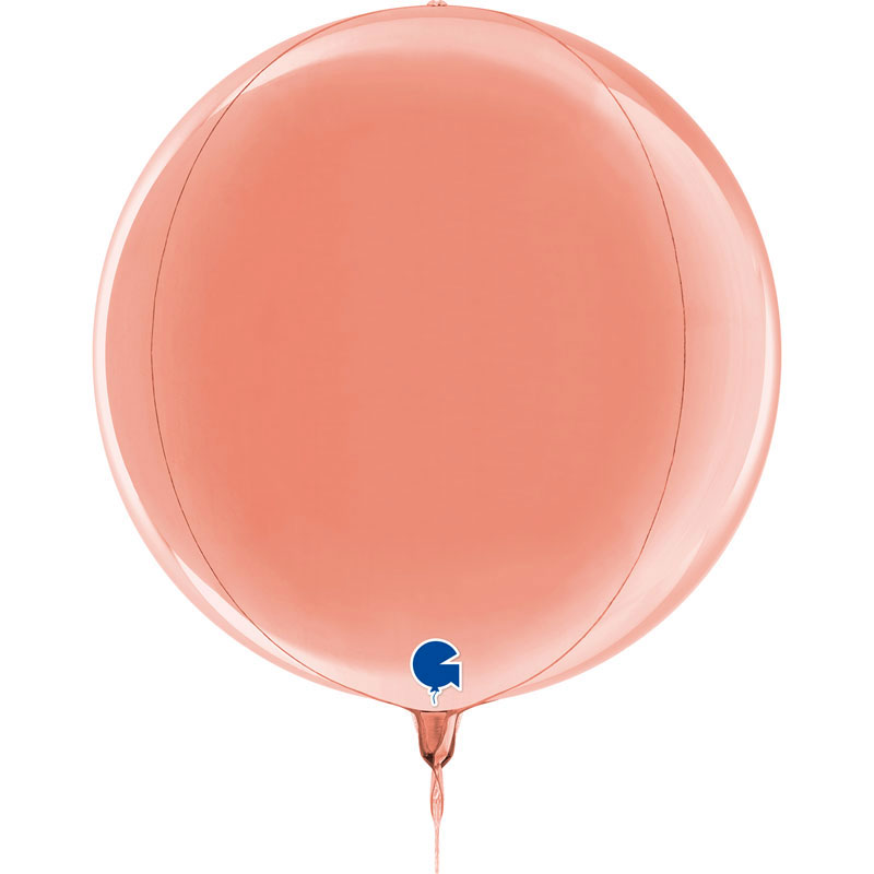 Ballon Globe Rose Gold