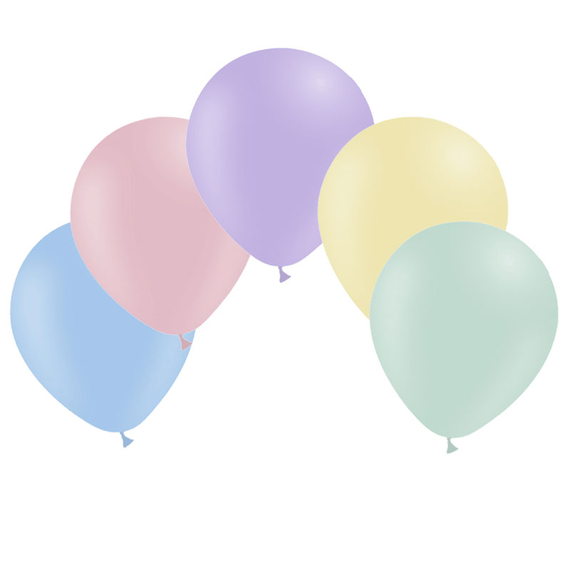 Ballon Assortiment pastel mat