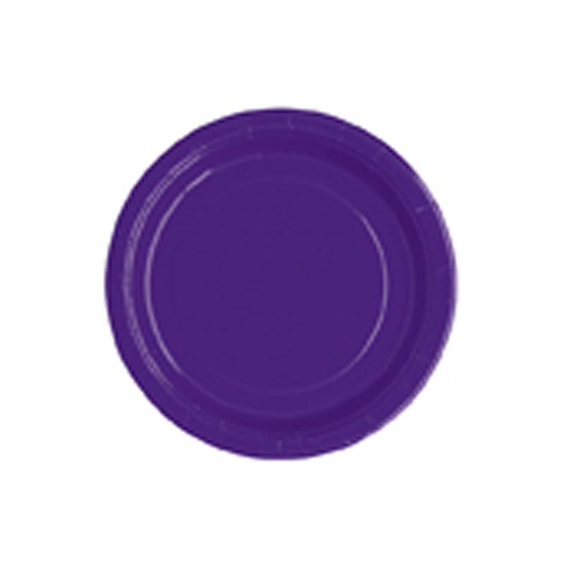 Assiette Jetable en Carton Ronde Embossée Couleurs 18cm