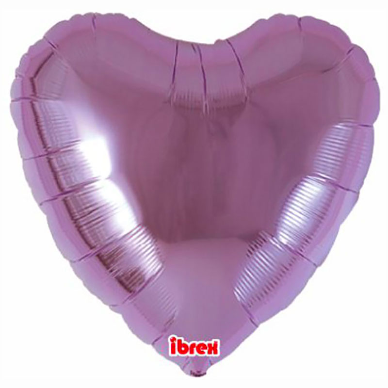 Ballon Mylar Coeur Métallic Lavande