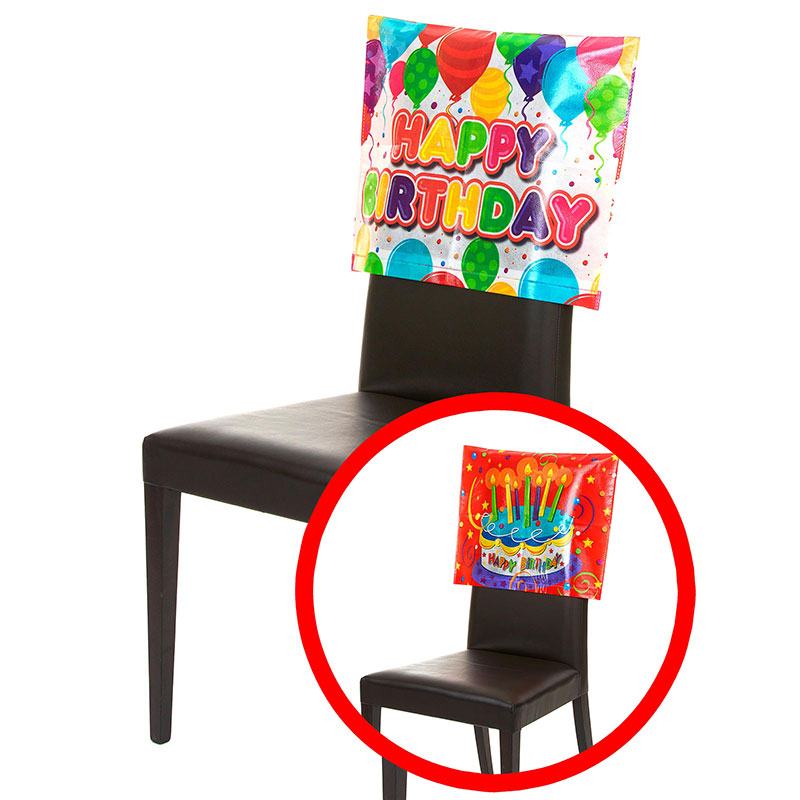 Housse de chaise Happy Birthday