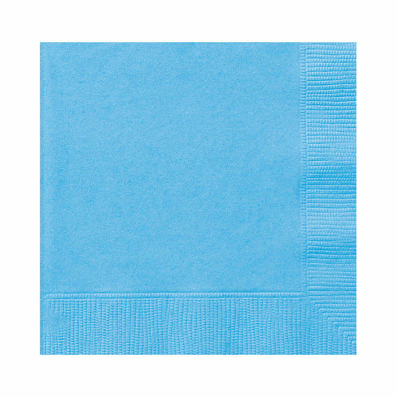 Serviette de table papier Bleu ciel