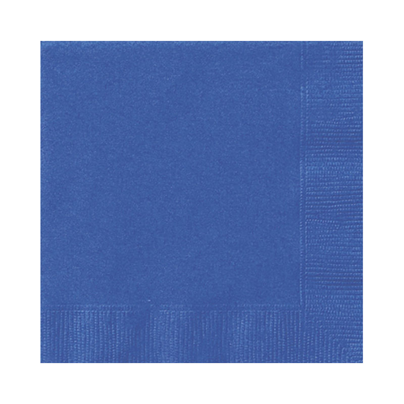 Serviette de table papier Bleu