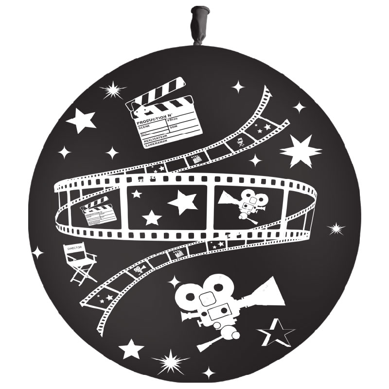 Ballon Géant Cinéma Noir