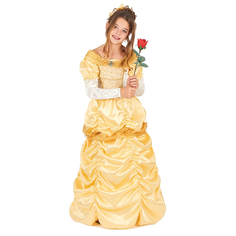 Déguisement Luxe Princesse Jaune fille