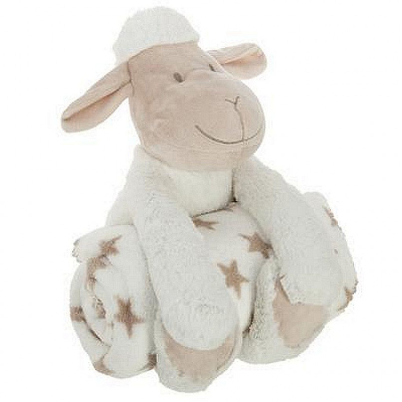 Doudou Mouton avec Plaid