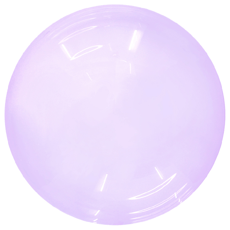 Ballon Bubble Crystal Purple