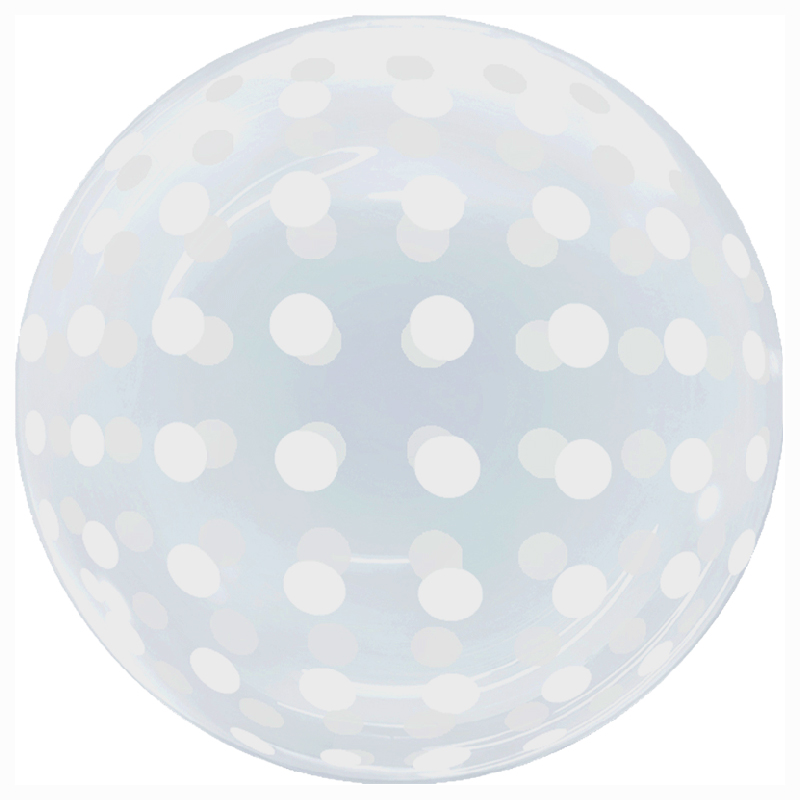 Ballon Bubble Dots Clear