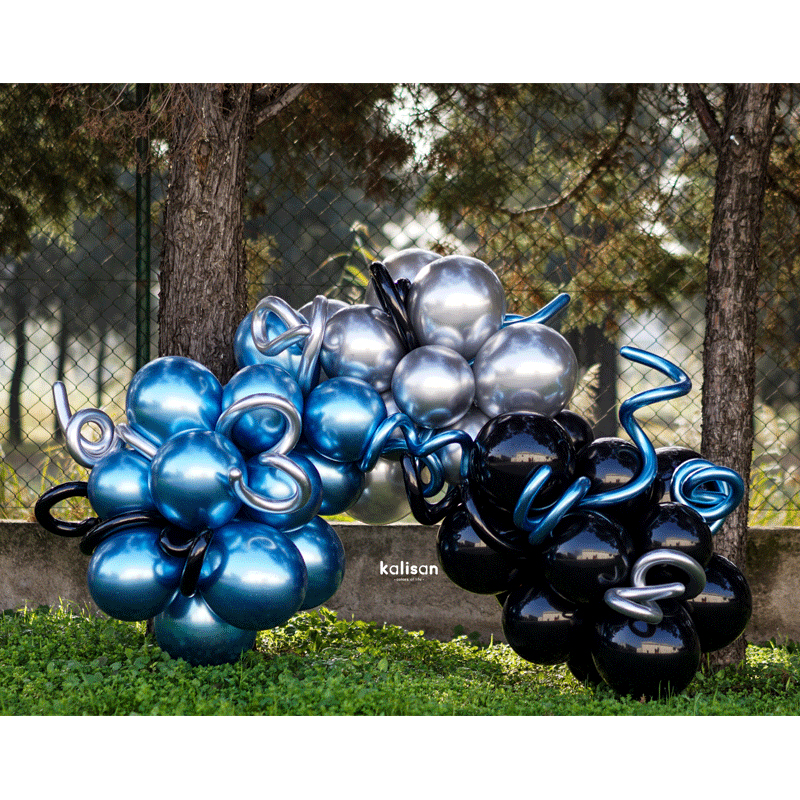 Ballon Assortiment Chrome Kalisan