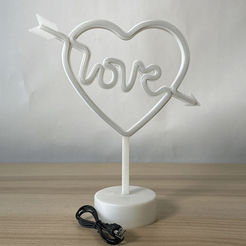 Lampe Coeur Love Néon