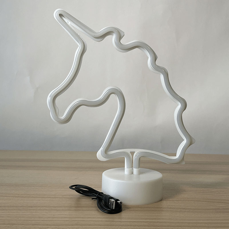 Lampe Licorne Néon